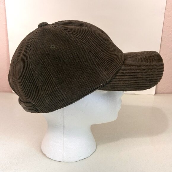 KBETHOS Corduroy 5-Panel Adjustable Baseball Cap Moss Green Fall Unisex - Picture 4 of 10